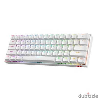 كيبورد Redragon K530 أبيض بمفاتيح Brown جديد تمامًا