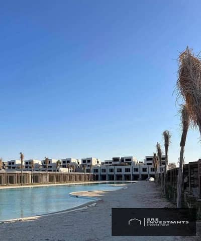 For sale with a 10% down payment and installments over 7 years: a 132m² ultra-super-lux chalet - Hacienda West, Ras El Hekma - North Coast