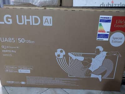 بيع شاشه 50جديده بالكرتونه LG