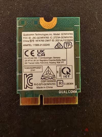 كارت واي فاي بلوتوث Qualcomm QCNFA765
