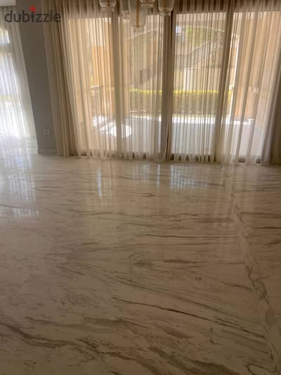 Ground floor apartment with a garden, first occupancy in Uptown Cairo