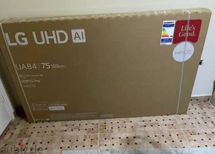 شاشه lg 75 بوصه