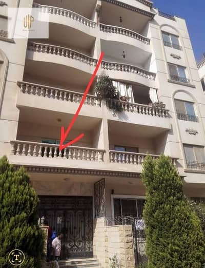 For rent a furnished apartment in Al-Narjis buildings near Jamal Abdel Nasser Axis and Fatima Al-Sharbitly Mosque
