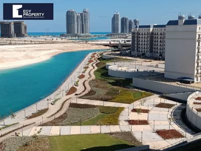 استوديو مفروش بالكامل للإيجار في اللاتيني العلمين الجديدة بإطلالة لاجون