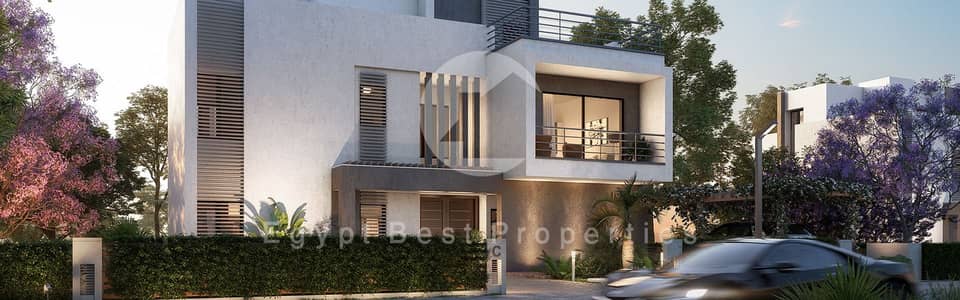 Ready to move under market price semi finished standalone villa for sale in Palm hills new Cairo compound 5th settlement