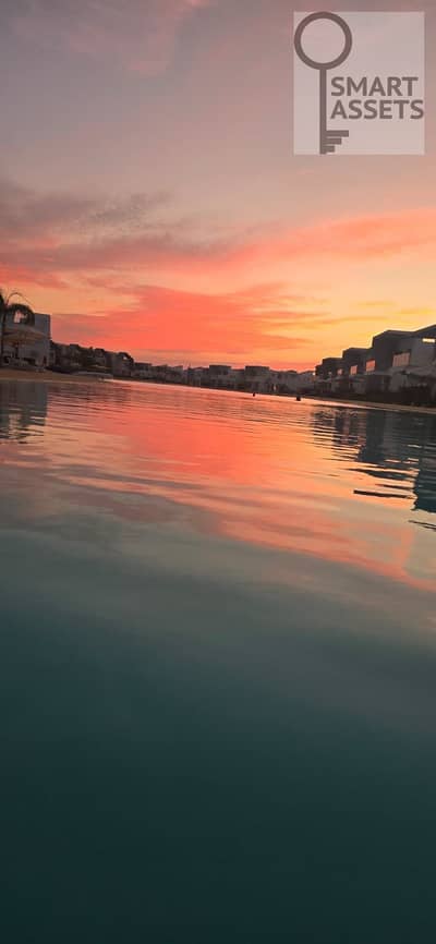 fully furnished with lagoon view Twin house for sale at fouka bay