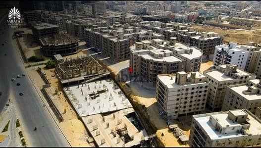 شقة أرضي ناصية تشطيب كامل  للبيع في سرايات القطامية – القطامية الجديدة  استلام فوري | 105 متر | الدور الأرضي 2 غرفة نوم | تشطيب كامل شقة ناصية | جاهز