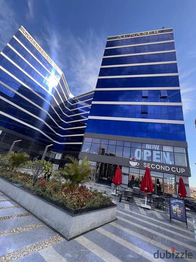 63m² office for rent on the main Al Amal axis in the New Administrative Capital