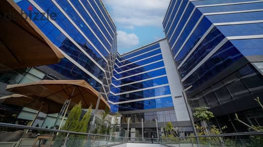 Office for rent in Golden Tower Mall on the main Al Amal axis in the Mu23 area of ​​the New Administrative Capital