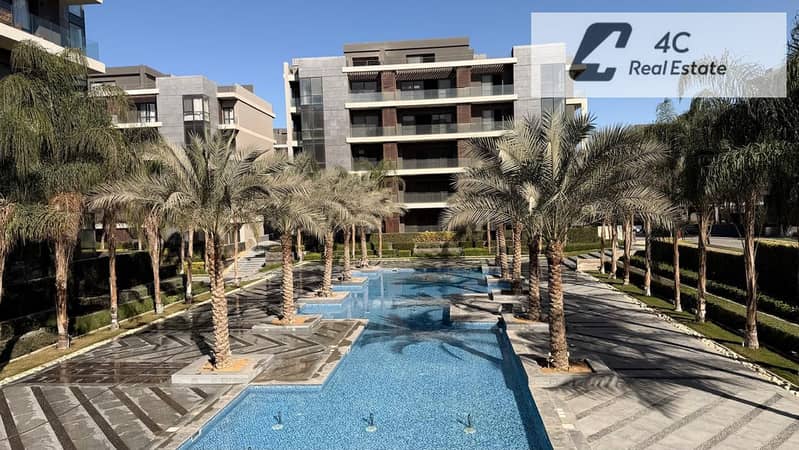 باقل من سعر الماركت ب 800 الف شقة استلام فوري 200 متر 3 غرف نوم برايم لوكيشن للبيع فى كمبوند الباتيو اورو  Elpatio Oro New Cairo التجمع الخامس