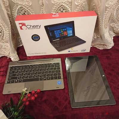 Cherry 10.1" 2-in-1 Laptop/Tablet - Windows 10 - Ultra Portable