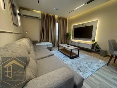 Apartment for rent, second residence, fully finished and furnished hotel in Al-Rehab