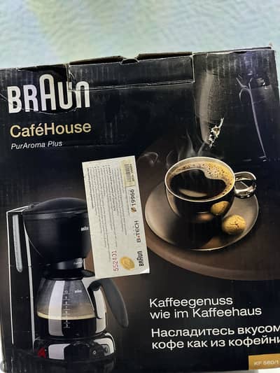 braun cafehouse pure aroma plus