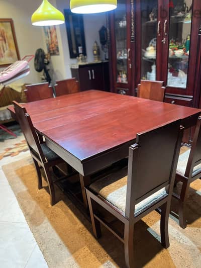 ترابيزة سفرة من الخشب الزان Dining Table Beech Wood