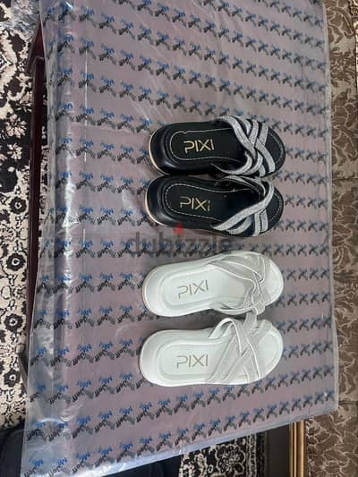 A collection of women's slippers