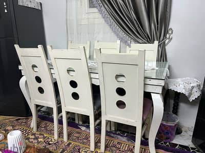 سفرة ٦ كراسي