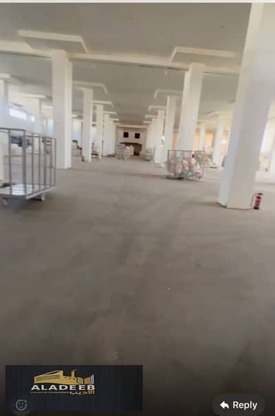Factory for rent in the tenth of Ramadan industrial area with an area of 13500 meters focusing on textile activities