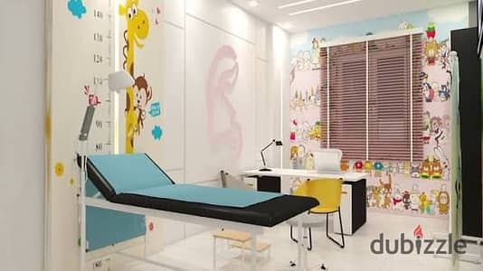 Cilinc for sale عيادة 40م بتشغيل مضمون تحت ادارة وتشغيل Health care بمحفظة 4000 دكتور في قلب حدايق اكتوبر  بمقدم يبدا من 190 الف وقسط علي 10 سنين