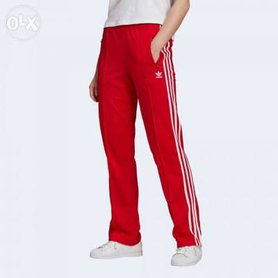 Adidas originals red on sale sweatpants