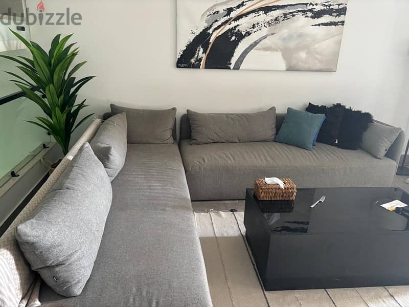 Cozy L- Shape (large Grey Sofa) 3