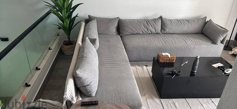 Cozy L- Shape (large Grey Sofa) 7