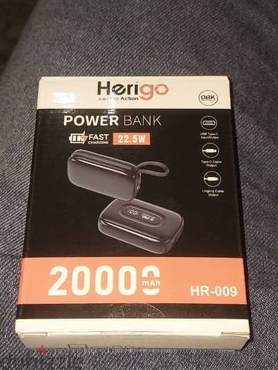 power bank 20000mah استعمال خفيف جدا