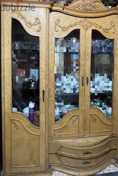 سفرة و نيش وست كراسي خشب زان