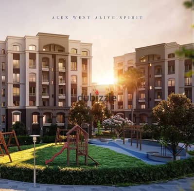 شقة للبيع في Alex West الإسكندرية – 111م² – غرفتين – تقسيط 8 سنوات بمقدم 5%