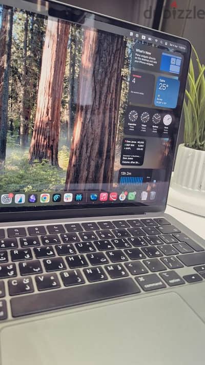 ماك بوك اير M2 13.6، MacBook Air M2، 13.6-inch، 8GB بطارية ٩١%