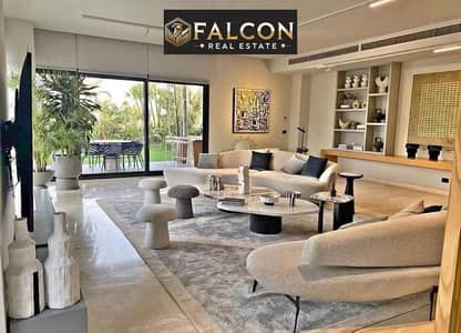 Apt 167m with private garden,mini villa,VIP finish||Apartment for sale in Al Patio Oro Compound, Fifth Settlement, Golden Square,near Mivida,Hyde Park