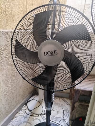 مروحة استاند 16 بوصة ماركة  Rose