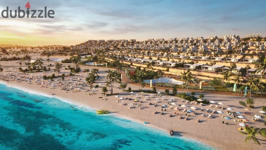 Ground-floor chalet with a 200,000 EGP down payment and installments over 8 years, in a prime location with a direct lagoon view at Safia by Il Cazar
