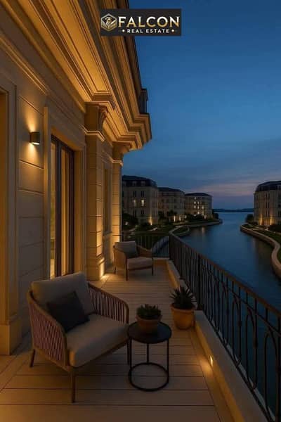 With 35% Discount Own a Fully Finished Apartment 1st Row On The Nile with Pyramids View in Jirian New Zayed