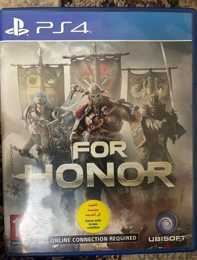لعبه For Honor مستعمله مره واحده فقط و مترجمه