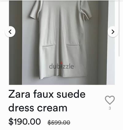 Dress from zara