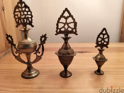 مجموعة مكاحل نحاس مقاسات مختلفة كما بالصوره