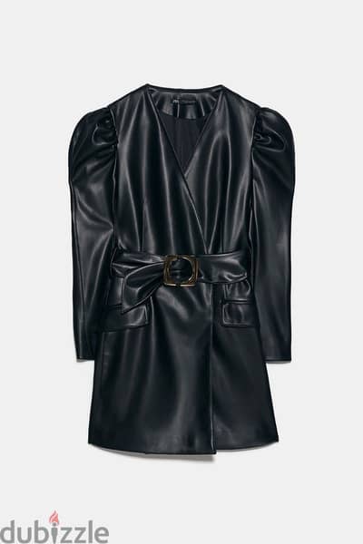 Zara leather dress