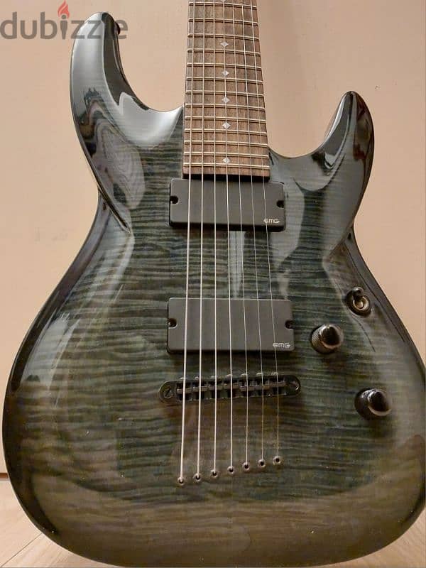 7-String Diamond STF Schectar Guitar 1