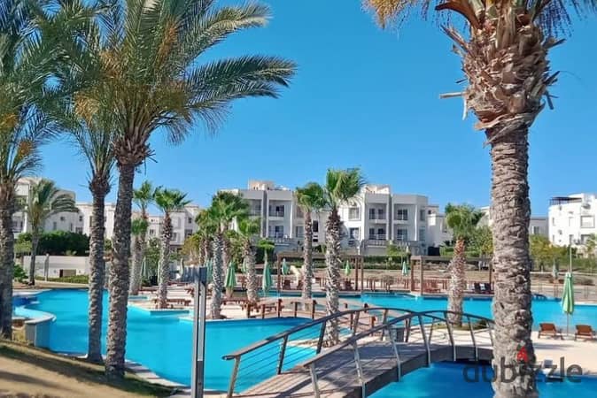 Fully Finished 100 sqm Chalet for Sale – Direct Lagoon View in a Prime Location at Amwaj