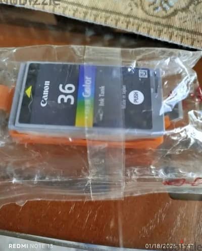خرطوشة كانون CANON INK(٣٦)CLI الوان متعددة جديدة sealed .