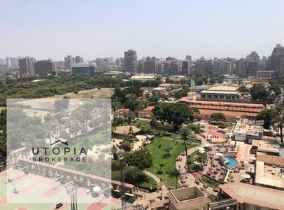 Apartment for sale in Dokki, Mecca Street with Shooting Club view, 238 sqm, 3 bedrooms, living room, 4-piece reception, 3 bathrooms, prime location