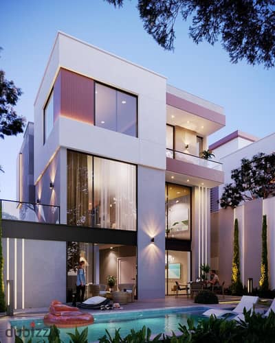 Villa for sale in New Zayed, 5 minutes from Dahshour link with a 10% down payment and installments over 10 years
