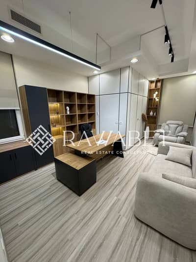 مكتب للايجار فى مول الكرما 4 – الشيخ زايد | 160 متر – تشطيب Ultra Super Lux بالتكييفات