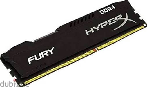 Hyper X Fury ddr4 16gb ram (2×8 ) تردد 2133