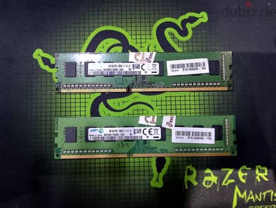 8GB KIT 4GB+4GB DDR3 SAMSUNG