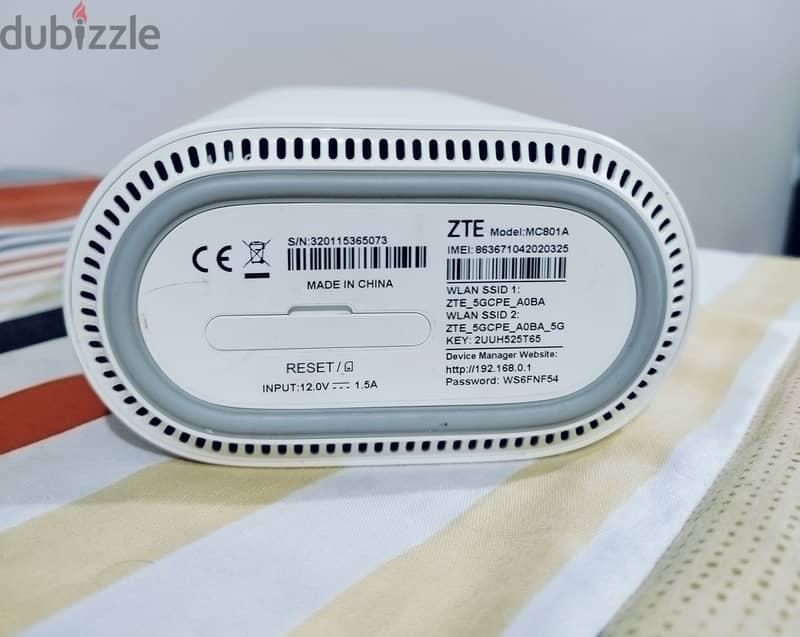Router ZTE mc801a 5G 2