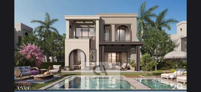 Townhouse for sale with a 5% down payment in Ever Compound and installments over 7 years in the heart of New Cairo with an 18% discount | With Cred |