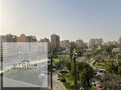 Apartment for sale in Dokki, Shooting Club view, 220 sqm, 3 bedrooms (master with dressing), reception, 3 bathrooms, 5th floor