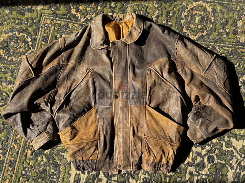 Vintage leather jacket 2