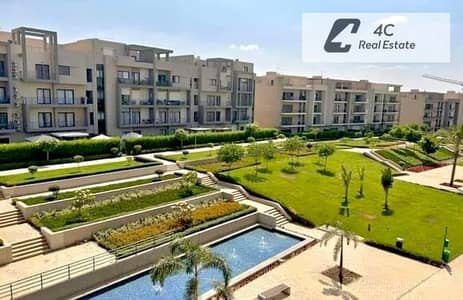 Ready to move bahary apartment with garden dp & installments fully finished prime location open view in Al Marasem Fifth Square Golden Square